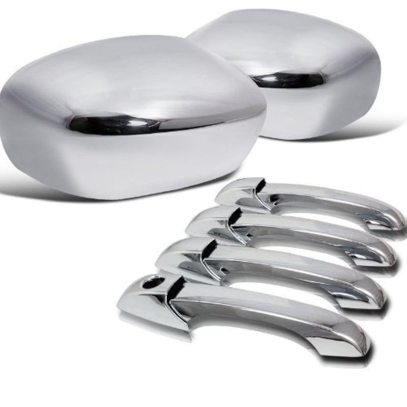 Chrome Door Handle and Mirror Cover For Chrysler 300 300C 2005-2010 For Dodge Magnum 2005-2008
